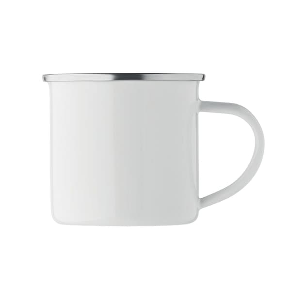 MidOcean Plateado S Emalj Sublimering 200ml Mugg One Size Vit White One Size