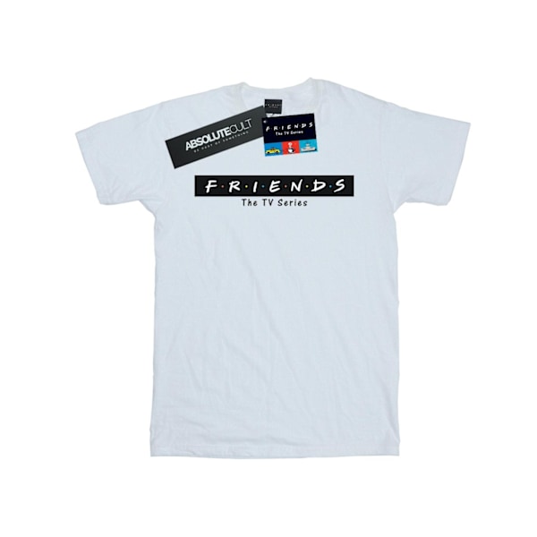 Friends Mens Logo Block T-Shirt XL Vit White XL