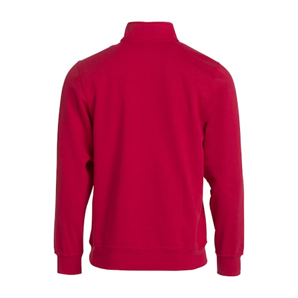 Clique Unisex Vuxen Basic Halv Zip Sweatshirt S Röd Red S