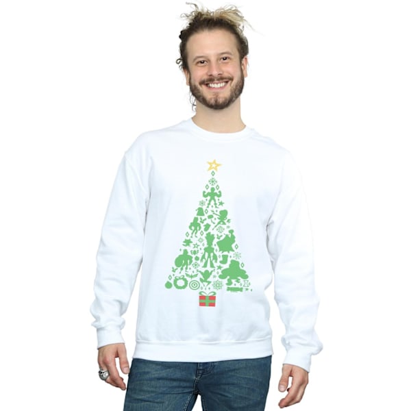 Marvel Julgranströja för män Avengers 4XL Vit White 4XL
