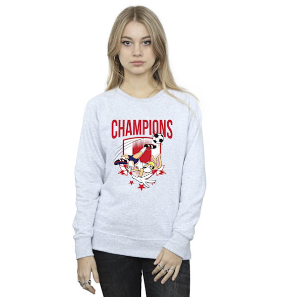 Looney Tunes Dam/Damer Lola Fotbollsmästare Sweatshirt L Sports Grey L