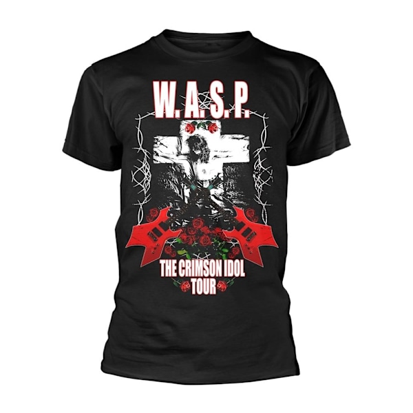 W.A.S.P Unisex Adult Crimson Idol Tour T-Shirt L Svart Black L