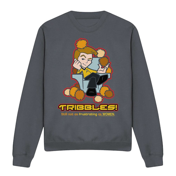 Star Trek Quogs Unisex Vuxen Inte Lika Frustrerande Sweatshirt XL C Charcoal XL