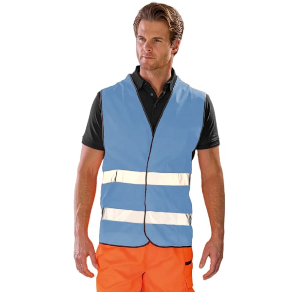 Result Core Vuxen Unisex Motorist Hi-Vis Säkerhetsväst SM Sky Blu Sky Blue SM