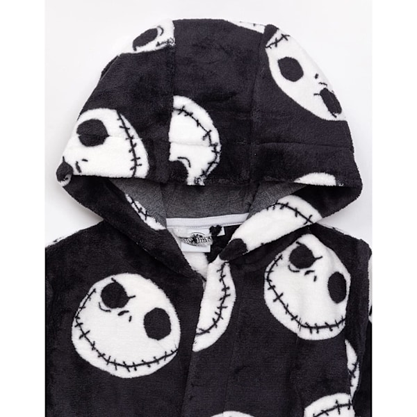 Nightmare Before Christmas Barn/Barnkläder Robe 3-4 År Svart/ Black/White 3-4 Years