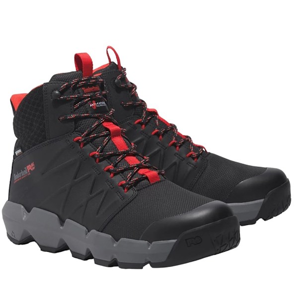 Timberland Pro Morphix Säkerhetskängor för Herr 10.5 UK Svart/Röd Black/Red 10.5 UK