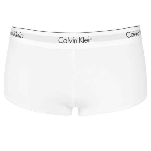 Calvin Klein Dam/Kvinnor Moderna Knicker Shorts S Vit White S