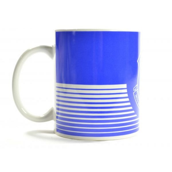 Everton FC Linjär Mugg En Storlek Vit/Blå White/Blue One Size