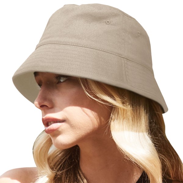 Beechfield Unisex Vuxen Organisk Bomull Bucket Hat S-M Sand Sand S-M