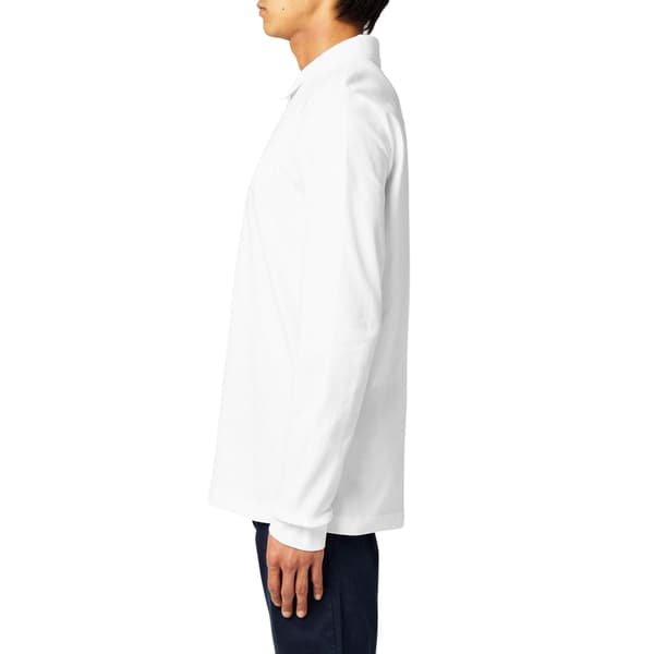 Boss Herr Passerby Logo Långärmad Pikétröja XL Vit White XL