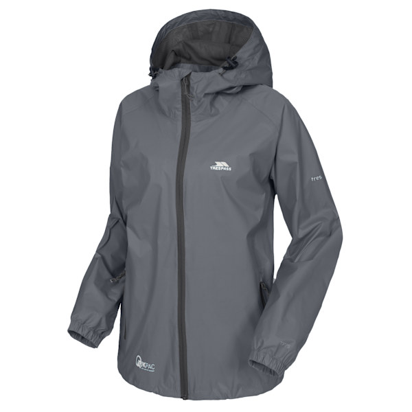 Trespass Unisex Vuxen Qikpac Vattentät Jacka M Flint Flint M