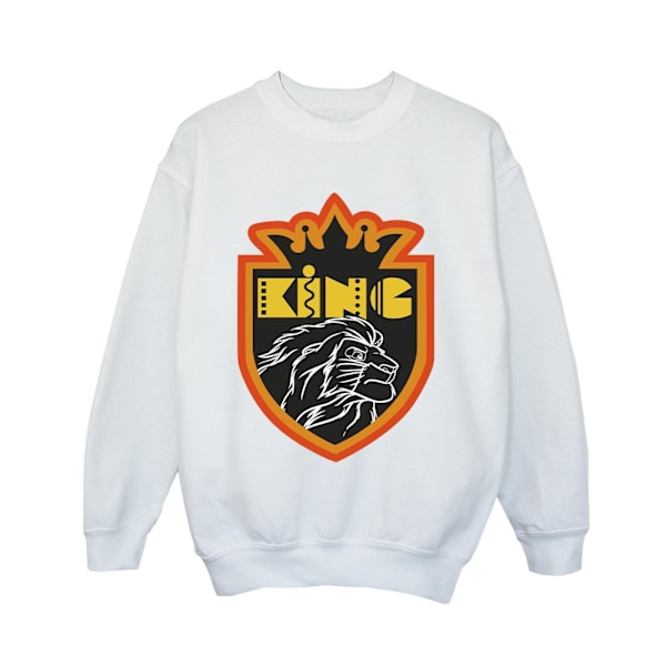 Disney Boys The Lion King Crest Sweatshirt 3-4 år Vit White 3-4 Years