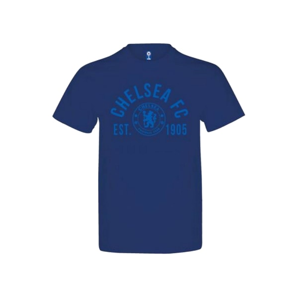 Chelsea FC Unisex Vuxen T-shirt L Marinblå Navy L