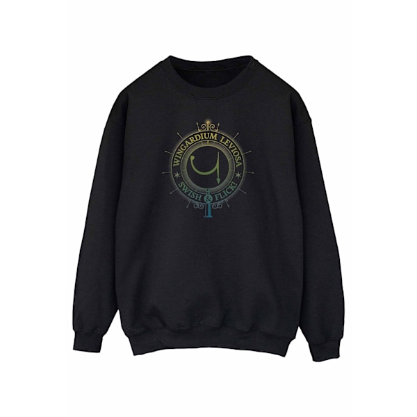 Harry Potter Herr Wingardium Leviosa Charm Sweatshirt S Svart Black S