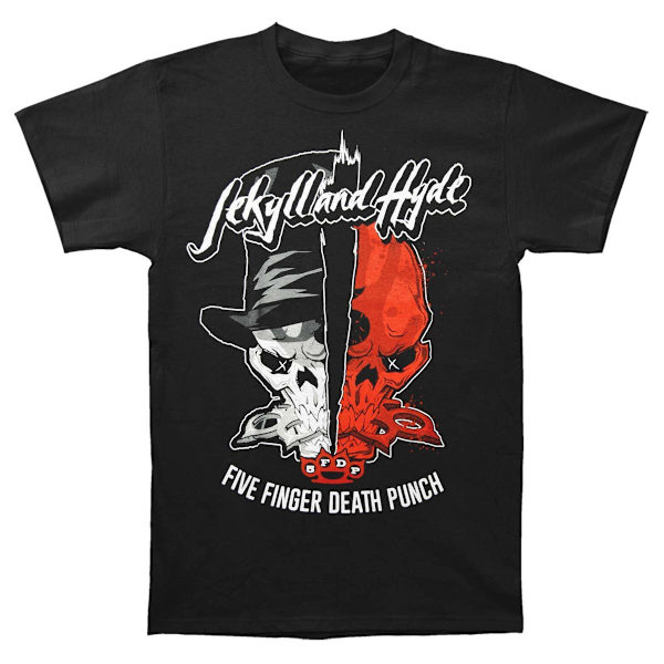 Five Finger Death Punch Unisex Adult Jekyll & Hyde Bomull T-shirt Black L