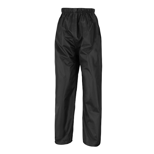Result Core Kids/Childrens Unisex Stormdri Rain Over Trouser / Black 9-10 years