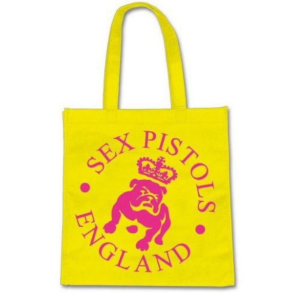 Sex Pistols Bulldog Tygväska One Size Gul/Rosa Yellow/Pink One Size