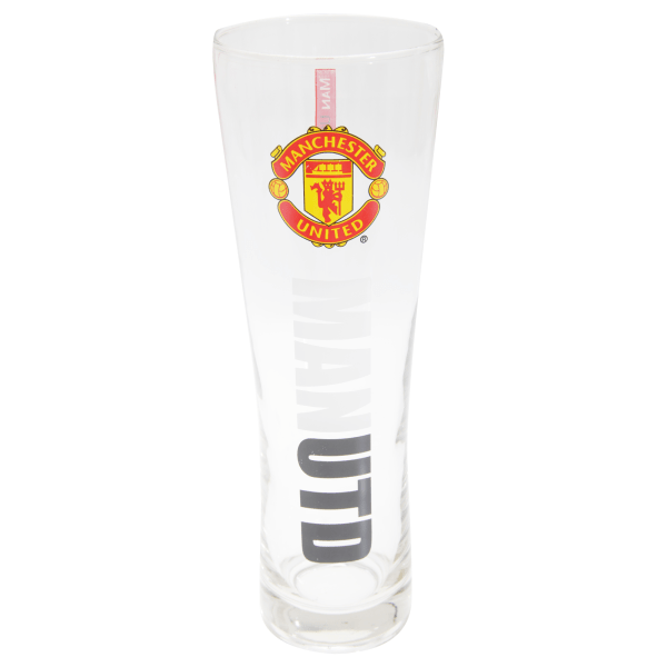 Manchester United FC:s officiella Wordmark Football Crest Peroni Pi Clear One Size