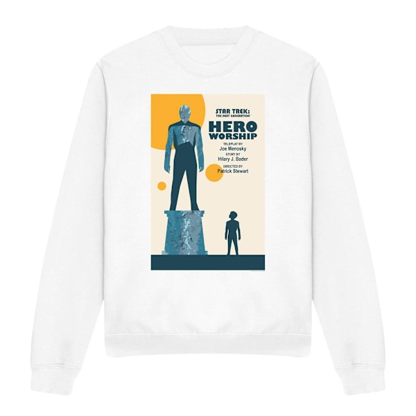 Star Trek Unisex Vuxen The Next Generation Säsong 5 Avsnitt 11 White M