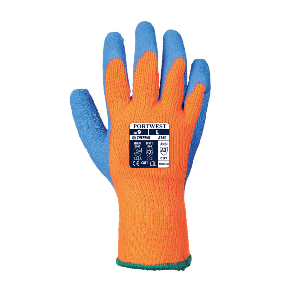 Portwest A145 Grip-handskar XL Orange/Blå Orange/Blue XL