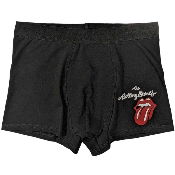 The Rolling Stones Unisex Vuxen Logo Boxershorts M Svart Black M