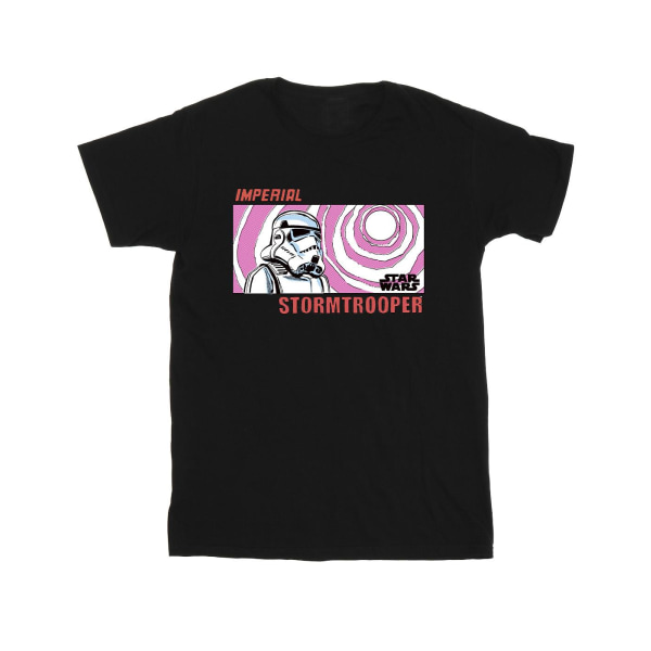 Star Wars Girls Imperial Stormtrooper T-shirt i bomull 7-8 år Black 7-8 Years