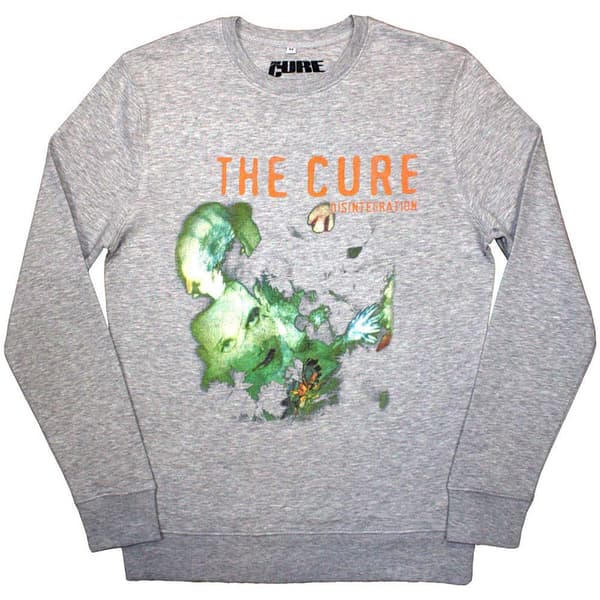 The Cure Unisex Vuxen Disintegration Sweatshirt S Grå Grey S