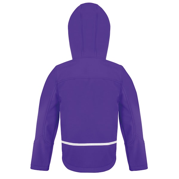 Result Core Barn/Barn TX Performance Huvförsedd Mjuk Skaljacka Purple/Seal Grey 7-8 Years