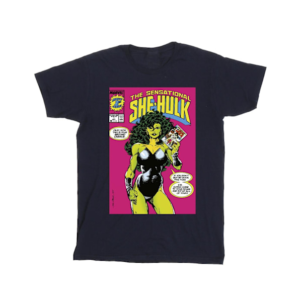 Marvel Boys She-Hulk: Attorney At Law Second Chance T-Shirt 12- Navy Blue 12-13 Years