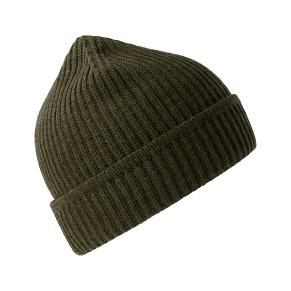 Atlantis Unisex Vuxen Lönn Ribbstickad Återvunnen Mössa One Size Oliv Olive One Size