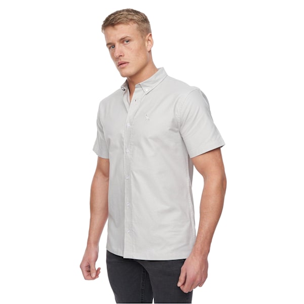 Bewley & Ritch Herr Balton Oxford Kortärmad Skjorta XL Grå Grey XL