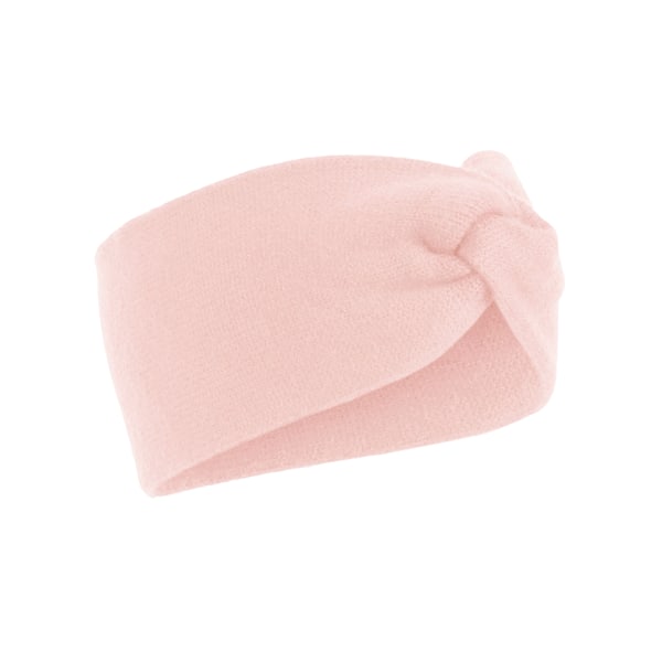 Beechfield Unisex Vuxen Twist Stickat Pannband One Size Pastell Pastel Pink One Size