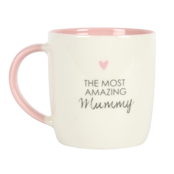 Något Annorlunda Fantastisk Mumie Keramisk Mugg En Storlek Off Whit Off White/Pastel Pink One Size
