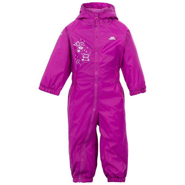 Trespass Baby Unisex Dripdrop Vadderad Vattentät Regnställ 12/18 Purple Orchid 12/18 Months