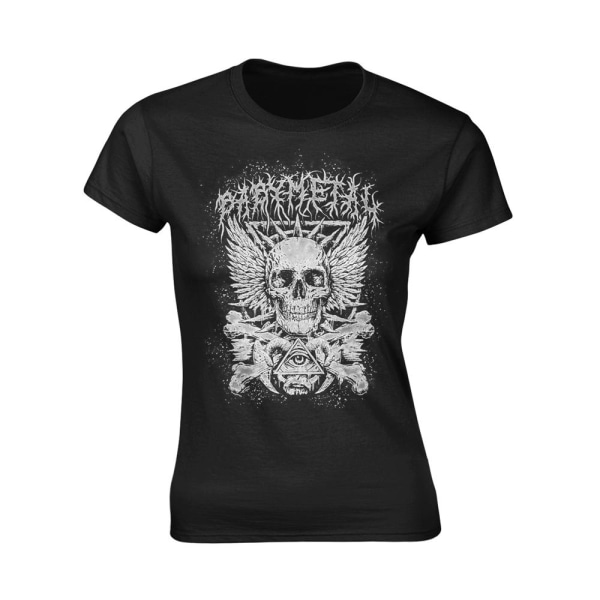 Babymetal Dam/Dam T-shirt skalle och korsbent XL Svart Black XL