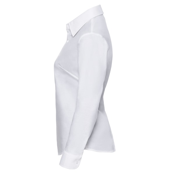 Russell Collection Dam Oxford Långärmad Skjorta XL Vit White XL