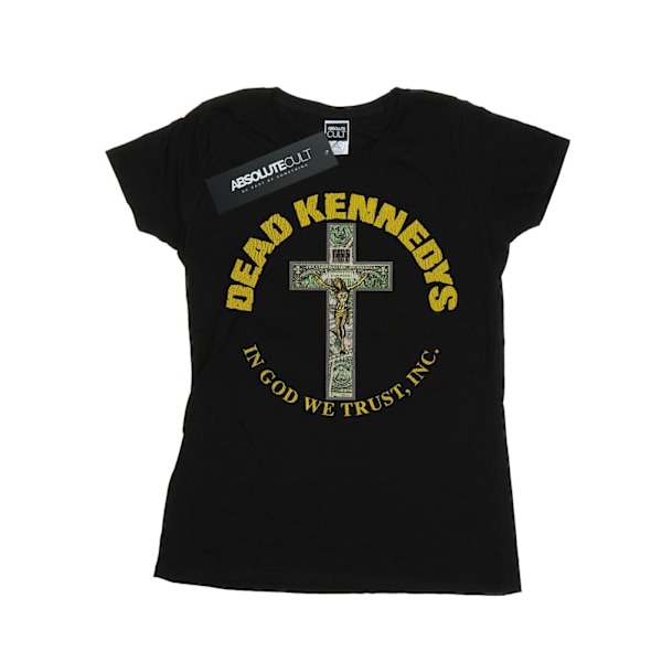 Dead Kennedys Dam/Kvinnor I Gud Vi Litar Bomull T-shirt L Svart Black L