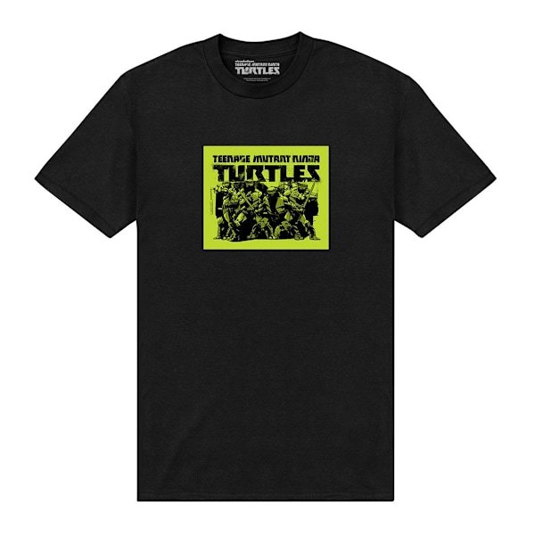 TMNT Unisex Vuxen Artist Series Andy Kuhn Gruppbild T-Shirt M Black M