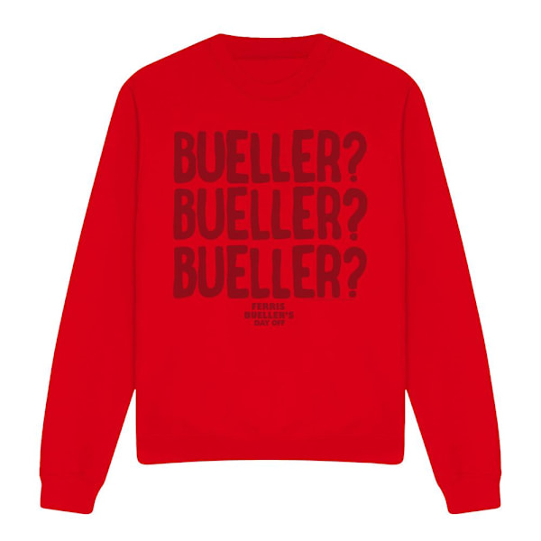 Ferris Bueller's Day Off Unisex Vuxen Ben Stein Sweatshirt XL R Red XL