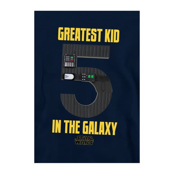 Star Wars Barn/Kids Största Barnet I Galaxen Darth Vader Navy 5-6 Years