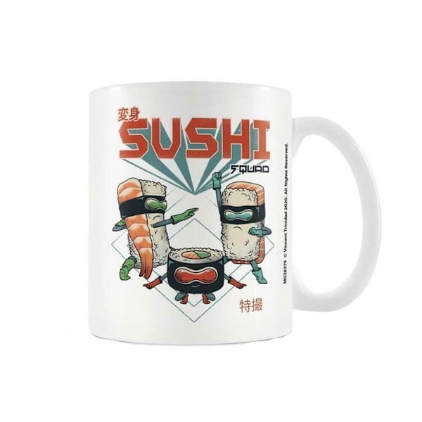 Vincent Trinidad Sushi Squad Mug En Storlek Vit White One Size