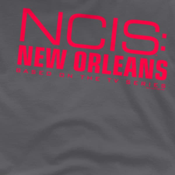 NCIS: New Orleans Herr Logotyp T-Shirt S Kolgrå Charcoal S