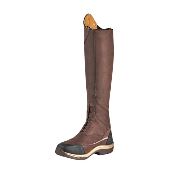 Moretta Dam/Damer Voltana XGRIP Buffelläder Lång Ridning Brown 4 UK Standard