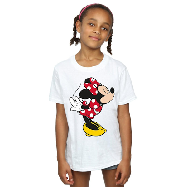 Disney Girls Minnie Mouse Split Kiss Bomull T-shirt 3-4 år W White 3-4 Years