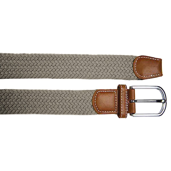 Asquith & Fox Herr Woven Braid Stretch Bälte En Storlek Slate Slate One Size