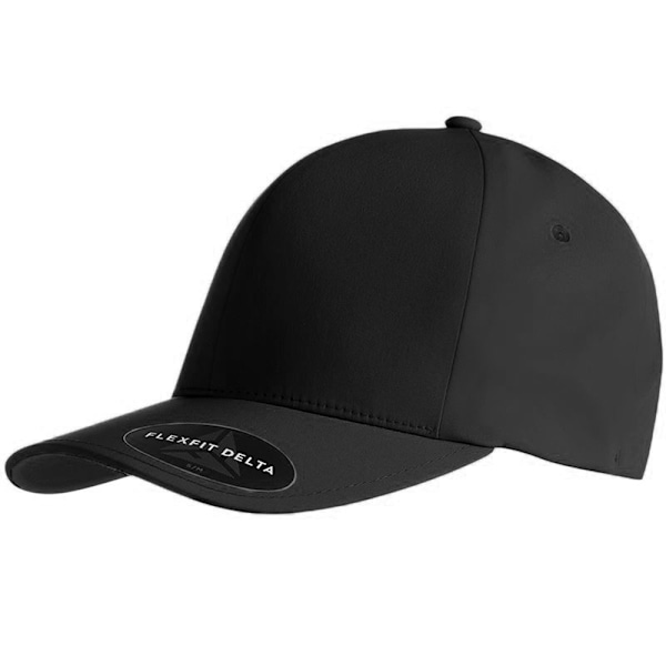 Yupoong Flexfit Unisex Delta Vattentät Kep S/M Svart Black S/M