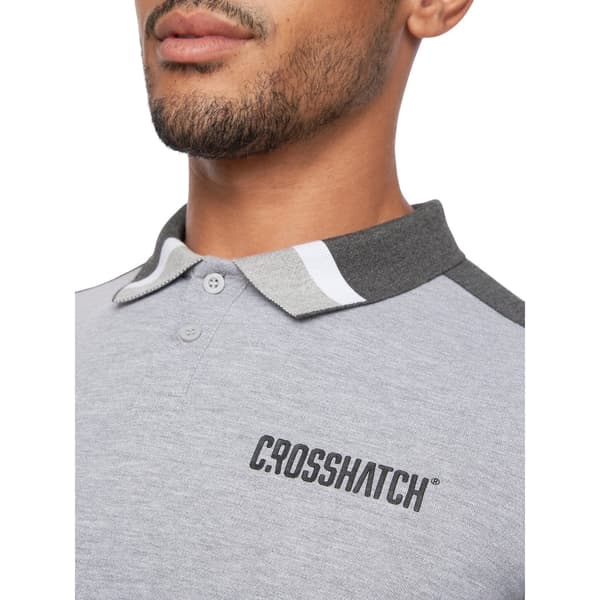 Crosshatch Cramsures Poloskjorta L Gråmelerad Grey Marl L