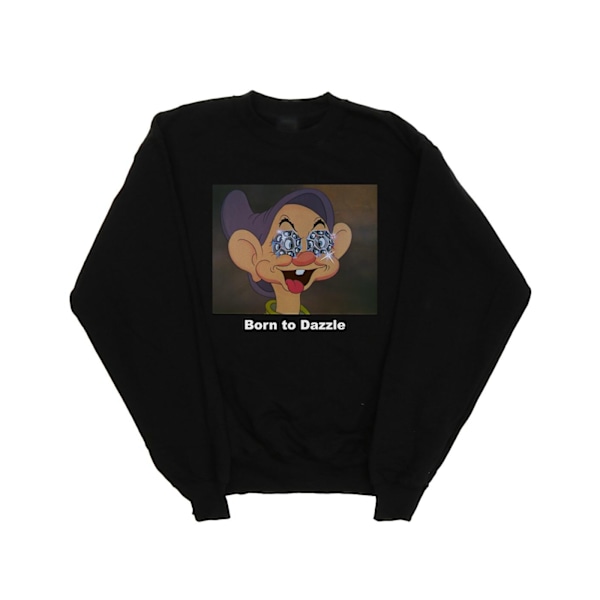 Disney Dam/Kvinnor Dopey Born To Dazzle Sweatshirt XXL Svart Black XXL