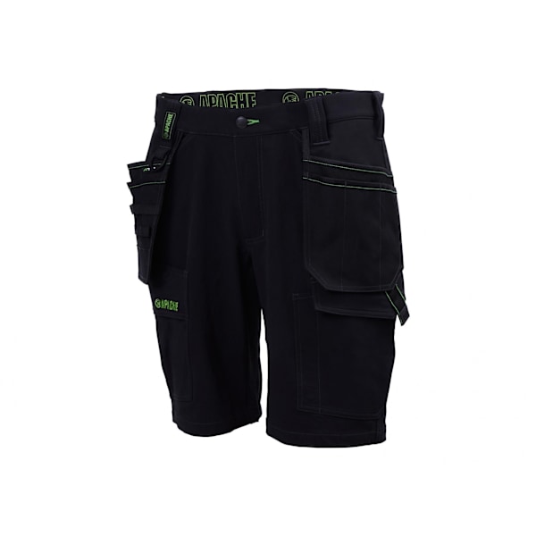 Apache Whistler Black Stretch Hölster Shorts Midja 36in Multi C Multi Colour Waist 36in