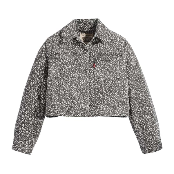 Levis Dam Wellthread Blommig Jeansjacka 12 UK Ljus Light Wash 12 UK